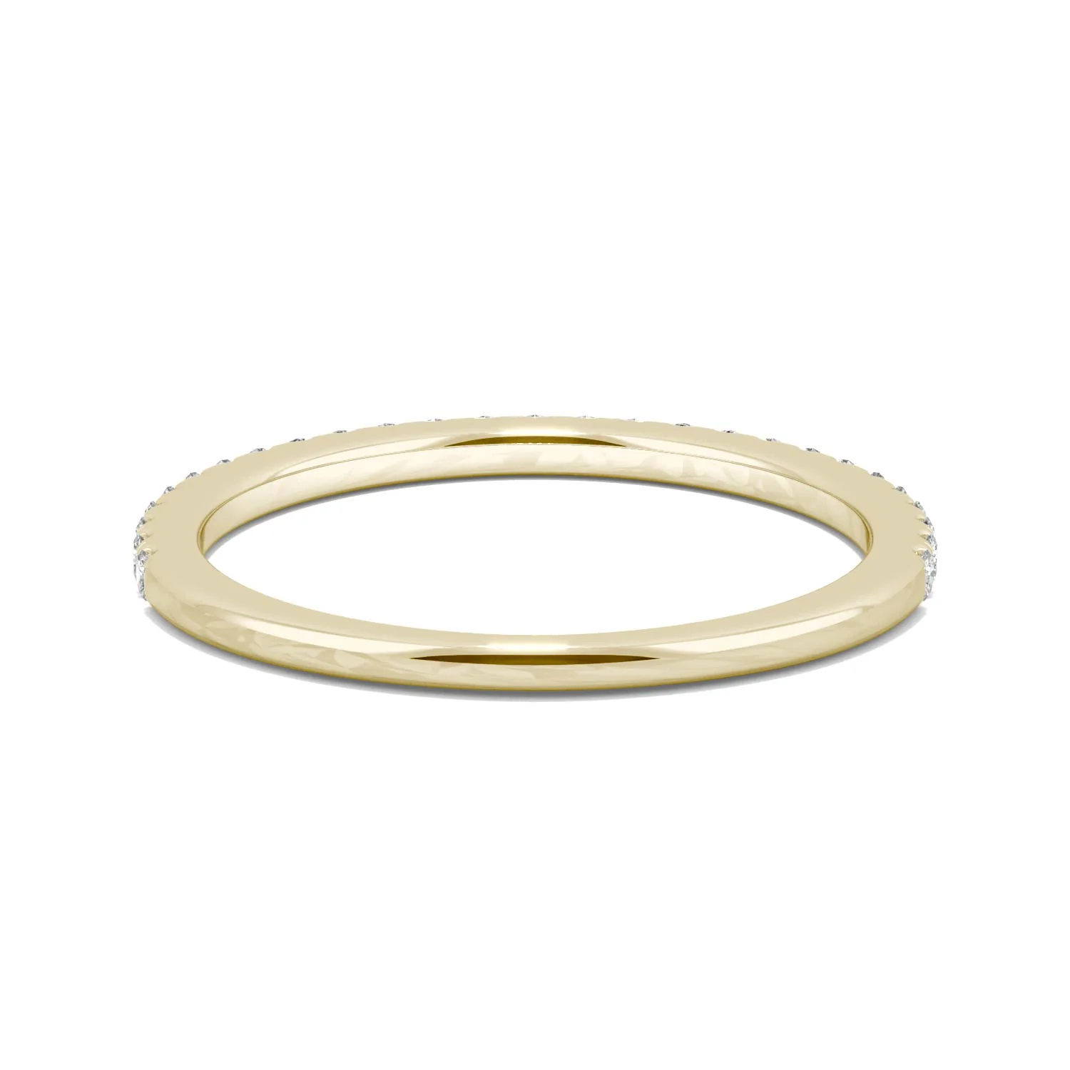 0.27 CTW DEW Moissanite Classic Wedding Band in 14K Yellow Gold - Image 6