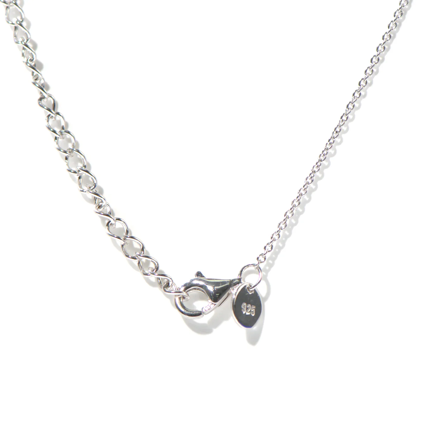 0.27 CTW DEW Moissanite Woven Pendant in Sterling Silver - Image 2
